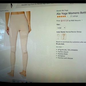 Alo yoga pants
